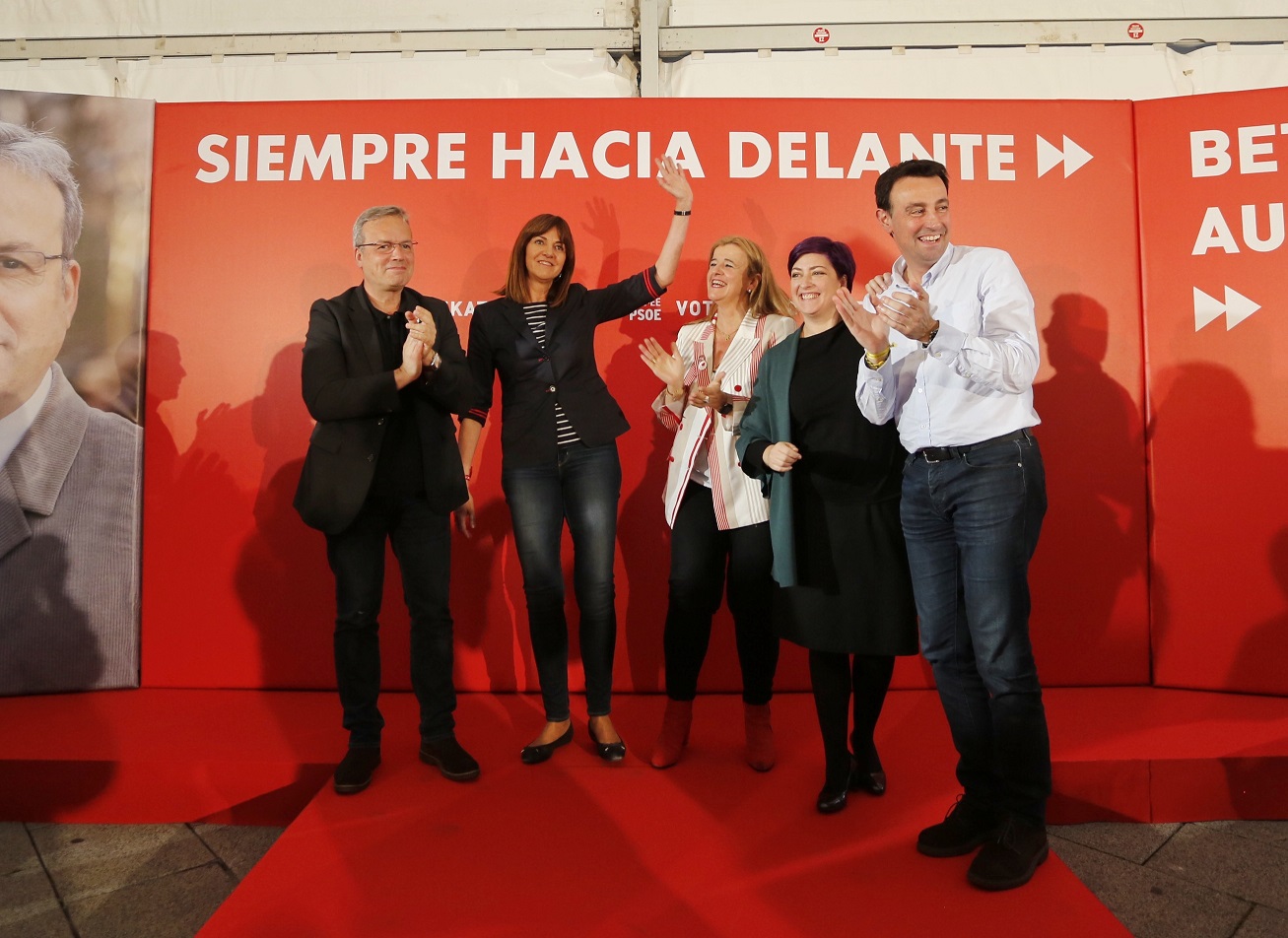 Teresa Laespada, cierre de campaña en Barakaldo